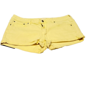 𝅺tilt yellow jeans shorts sz. 11